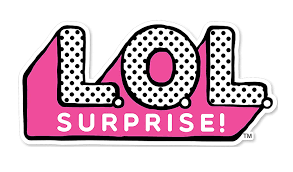 LOL surprise logo Cake Topper 5 W x 2.5 H