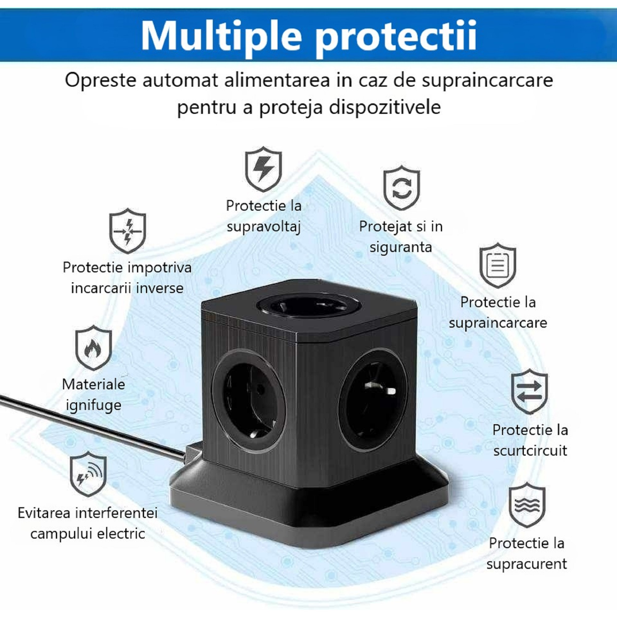 Prelungitor 4000W, 16 amperi