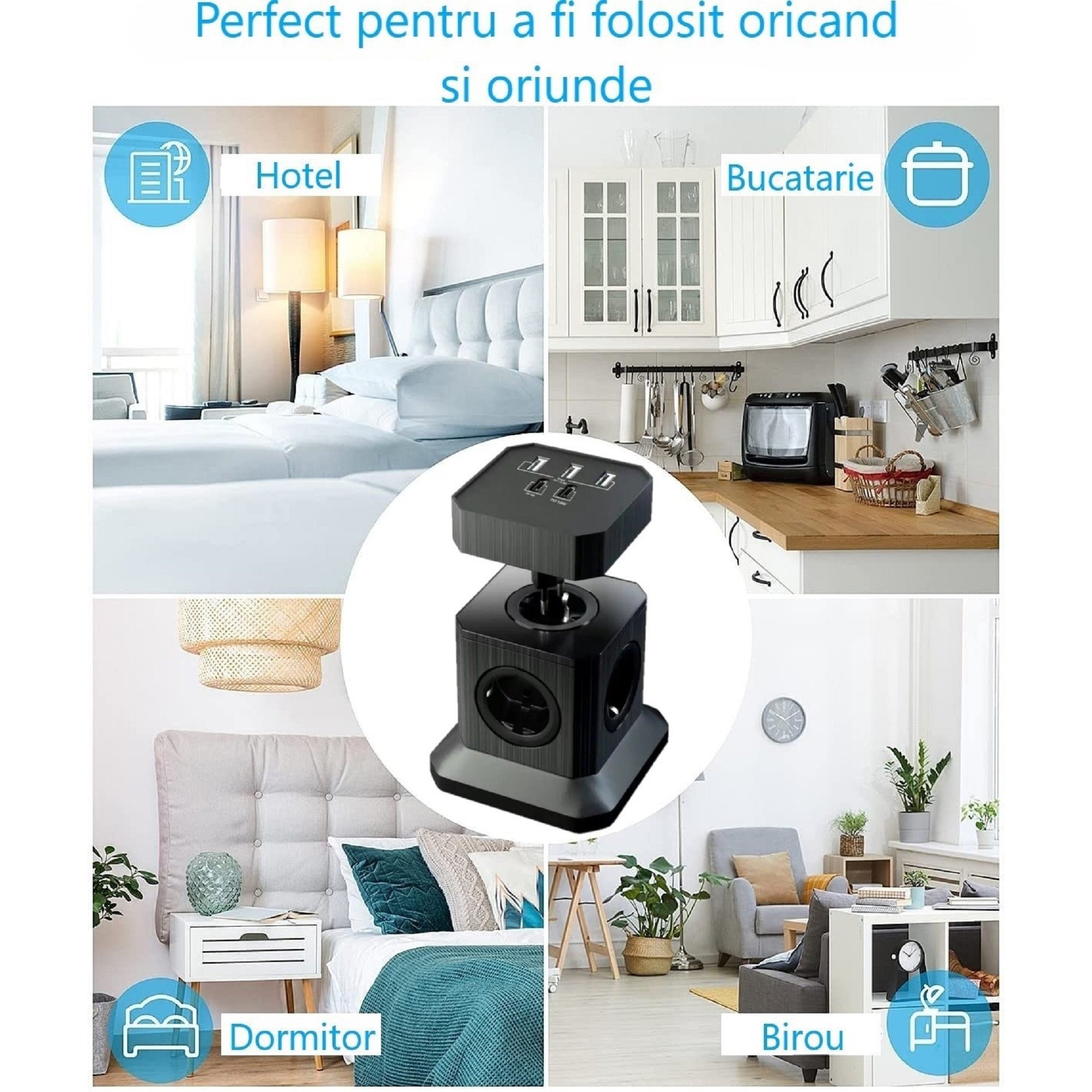 Prelungitor portabil pentru calatorii