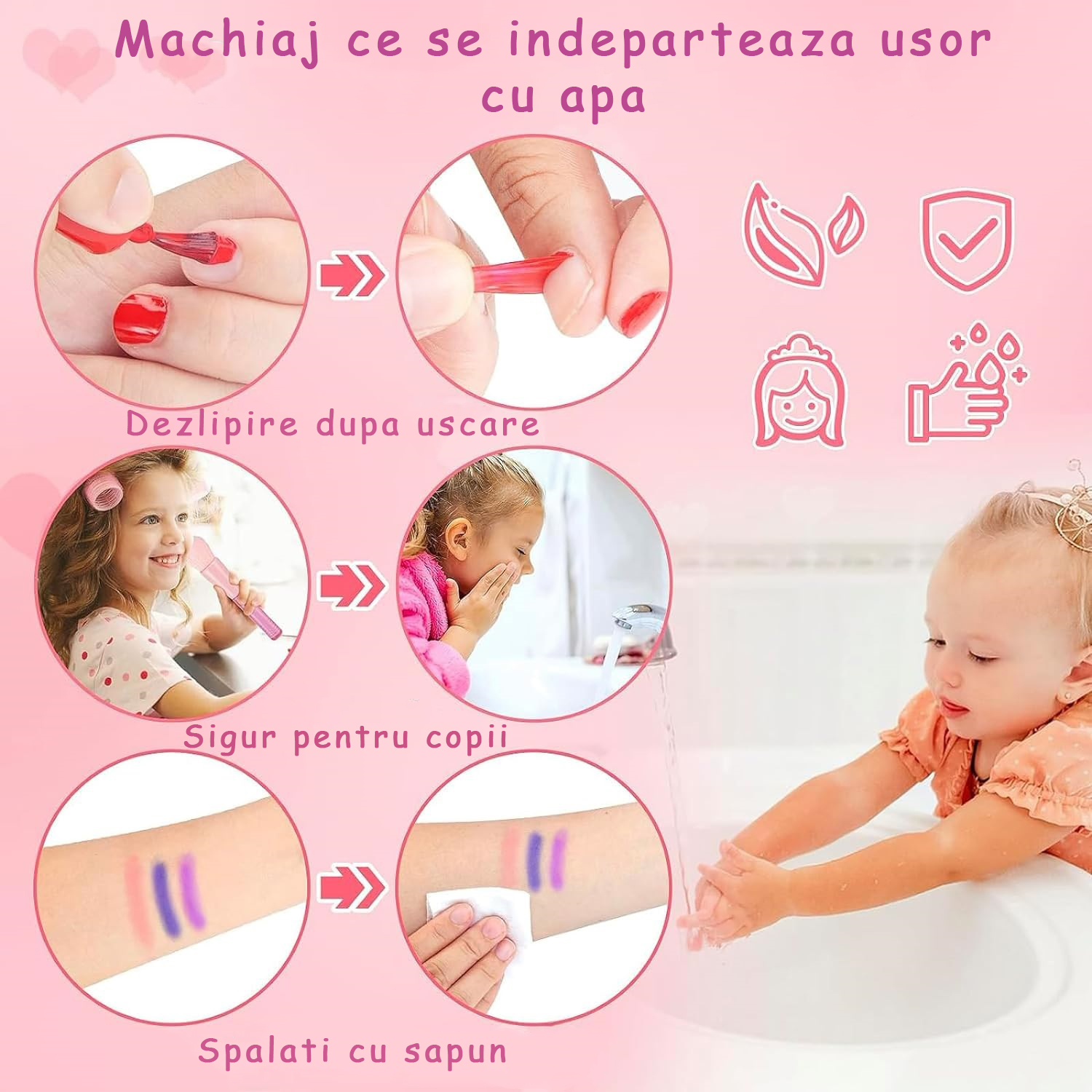 trusa de machiaj pentru copii