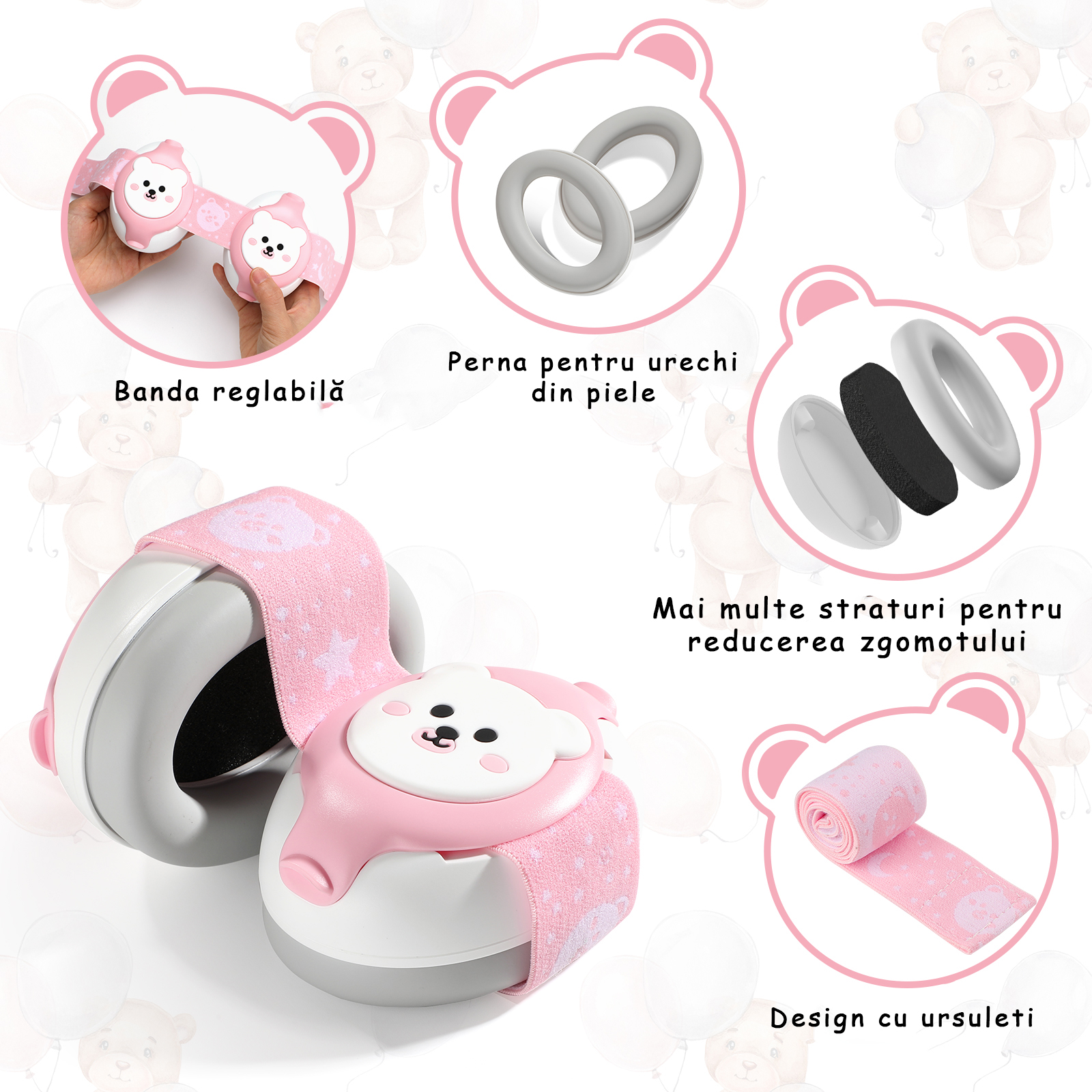 casti antifonice pentru copii