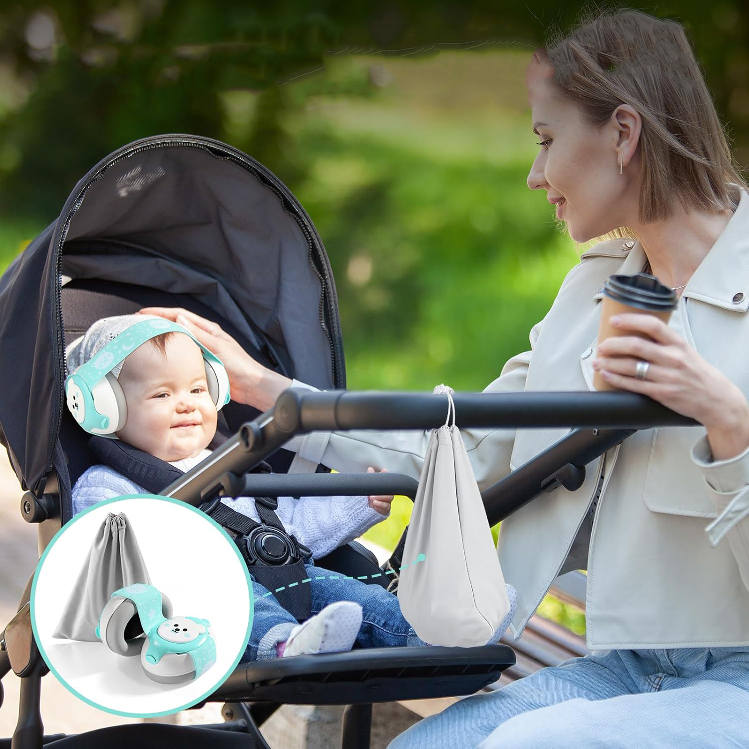 casti antifonice bebelusi