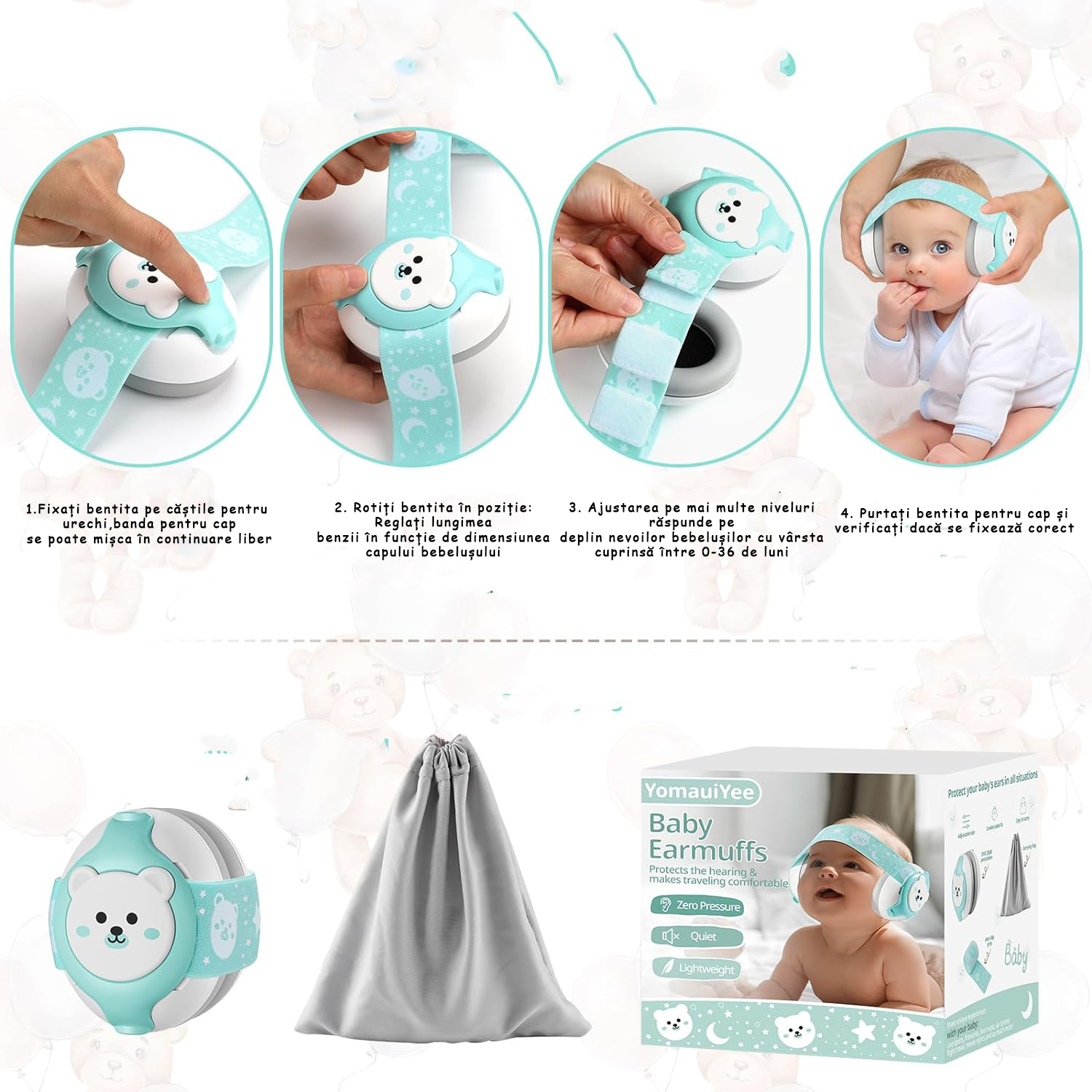 casti antifonice bebelusi